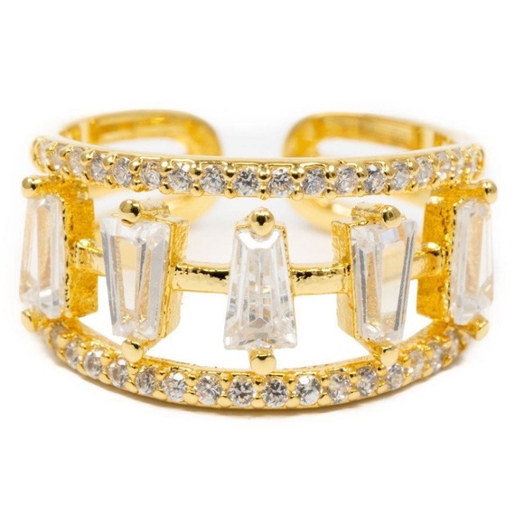 New in Box!  BRACHA Margot Baguette Ring. - Picture 7 of 7